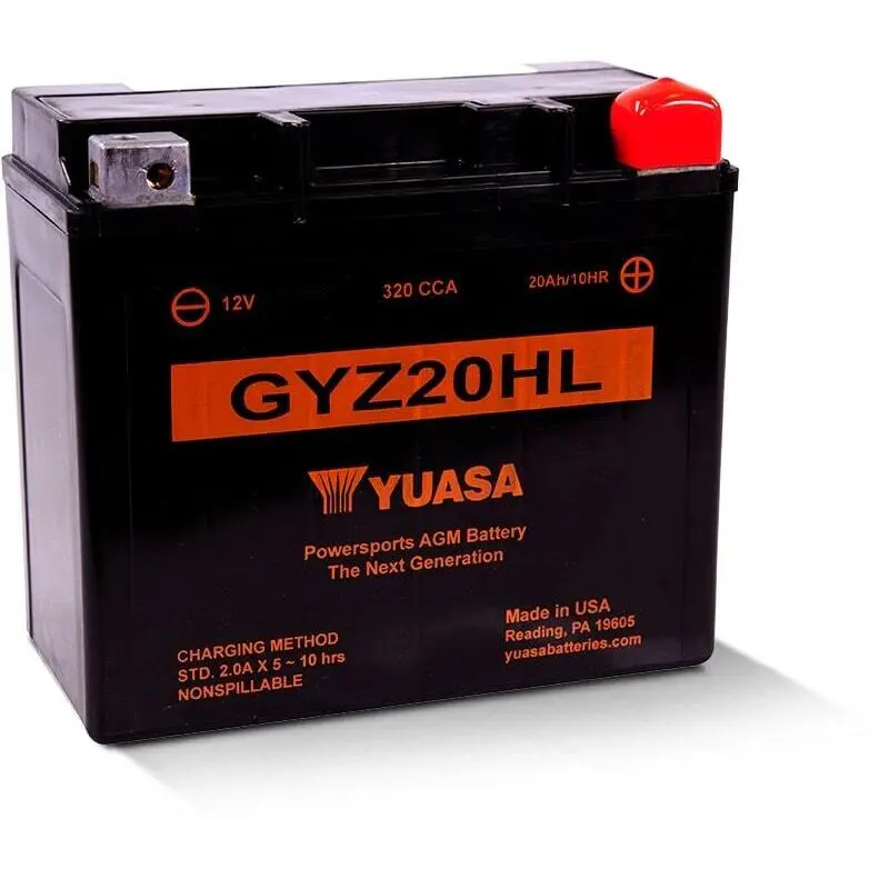 Batterie Motorrads ohne Wartung aktiviert Yuasa GYZ20HL