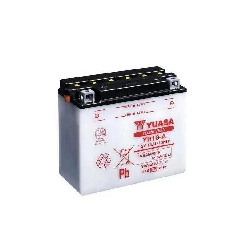 Konventionelle Motorradbatterie ohne Säurepack Yuasa YB18-A ARCTIC CAT F5 EFI [500]