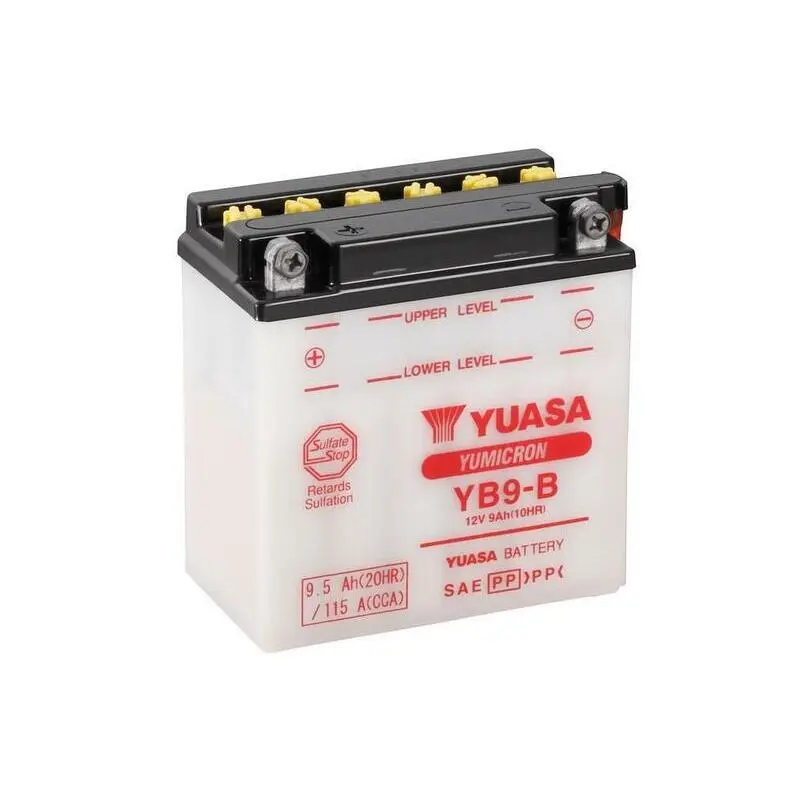 Konventionelle Motorradbatterie ohne Säurepack Yuasa YB9-B APRILIA AF1 125 EUROPE [125]