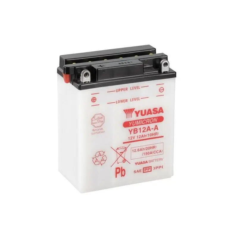 Konventionelle Motorradbatterie ohne Säurepack Yuasa YB12A-A DUCATI 900 SS SUPERSPORT [900]