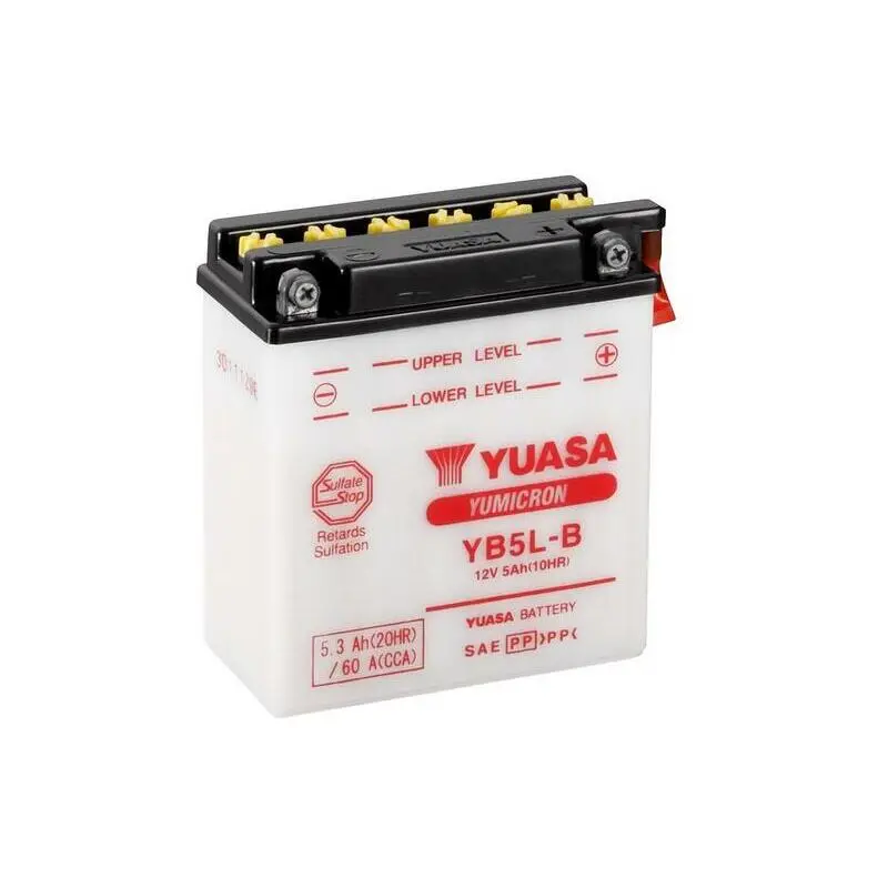 Konventionelle Motorradbatterie ohne Säurepack Yuasa YB5L-B HONDA NH 80 LEAD MD (HF01) [80]