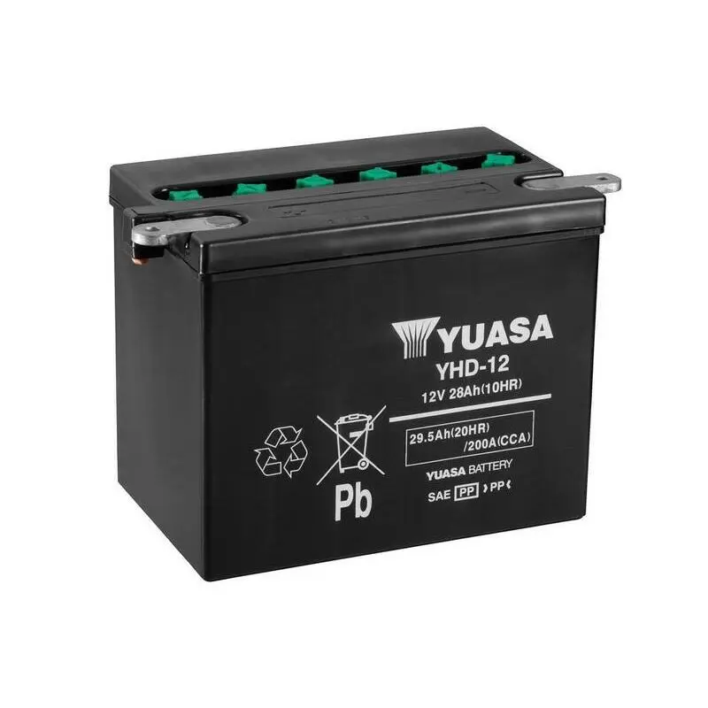 Konventionelle Motorradbatterie ohne Säurepack Yuasa YHD-12