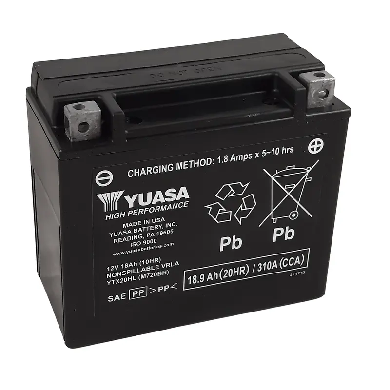 Batterie Motorrad wartungsfrei werkseitig aktiviert Yuasa YTX20HL FA