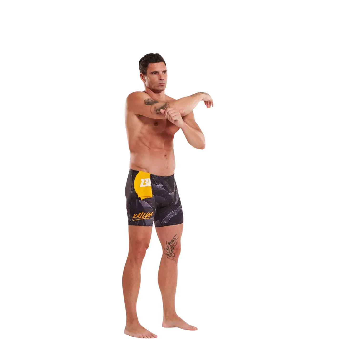 Z3r0d Men's Bleu Swim Trunks