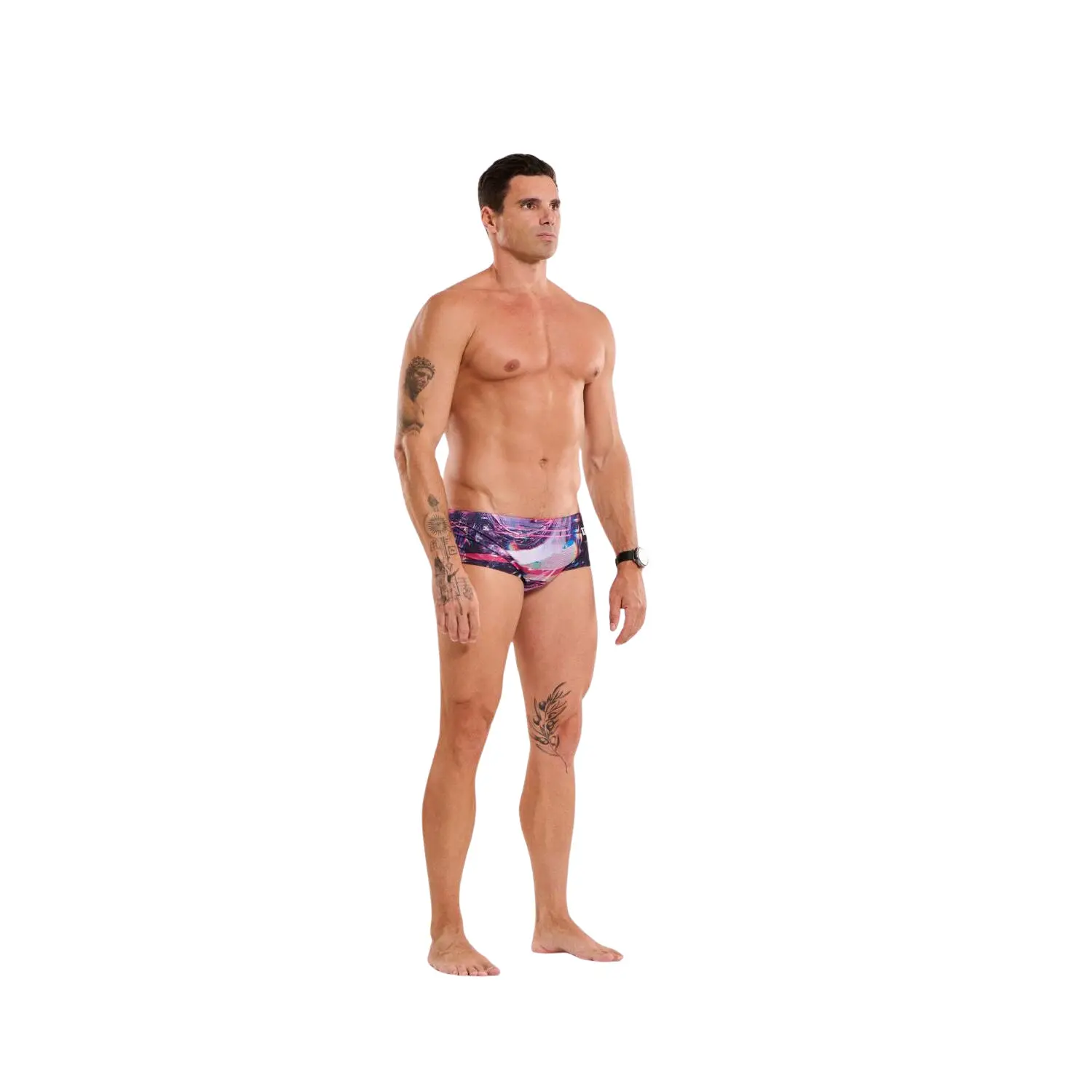 Z3r0d Men's Rose Swim Trunks Trunks