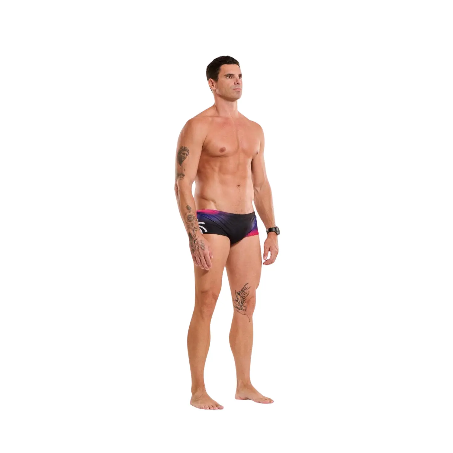 Z3r0d Men's Noir Swim Trunks Trunks