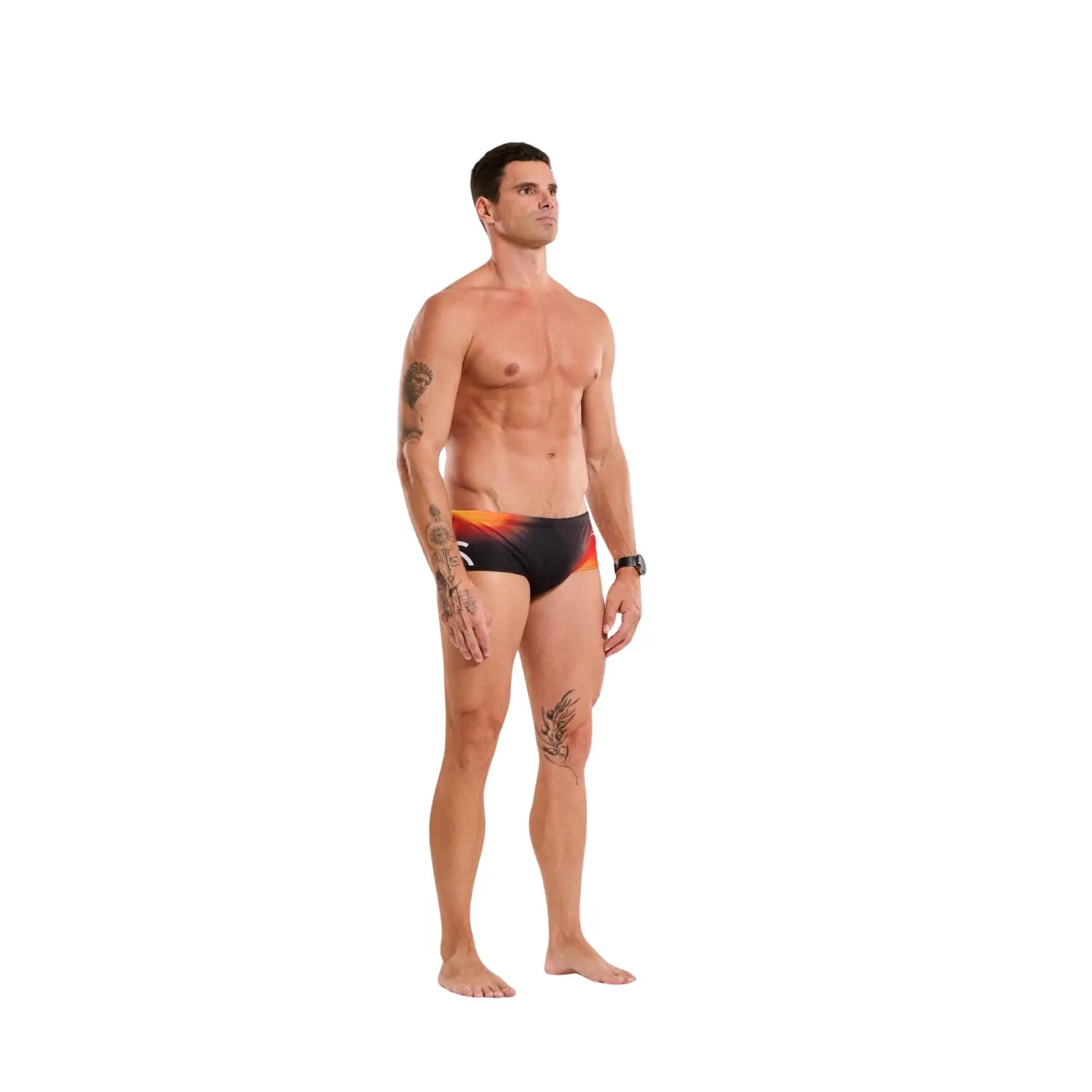 Z3r0d Men's Noir Swim Trunks Trunks