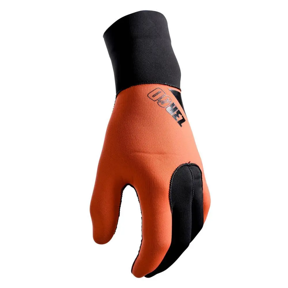 Z3r0d Unisex Orange Neoprene Swimming Gloves