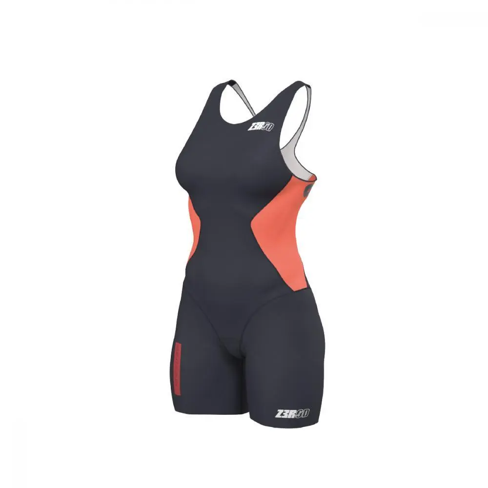 Z3r0d Women's Noir Three-In-One Short Suit Racer