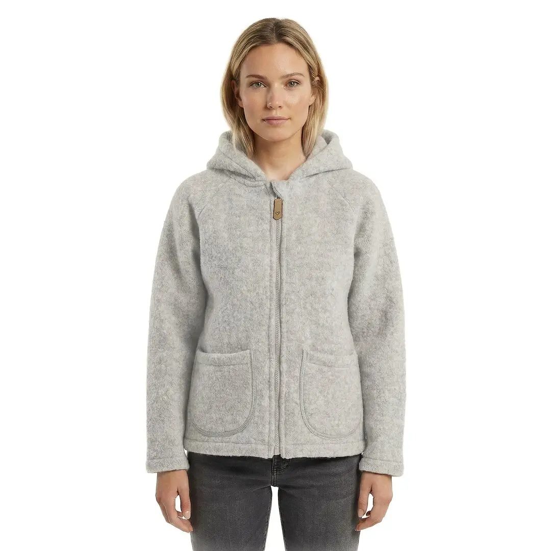 Giacca con cappuccio in lana donna  Zoya Sierra