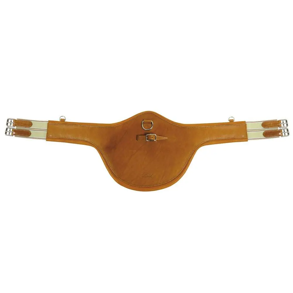 Sangle bavette d'équitation en cuir Zaldi Extra Avellana