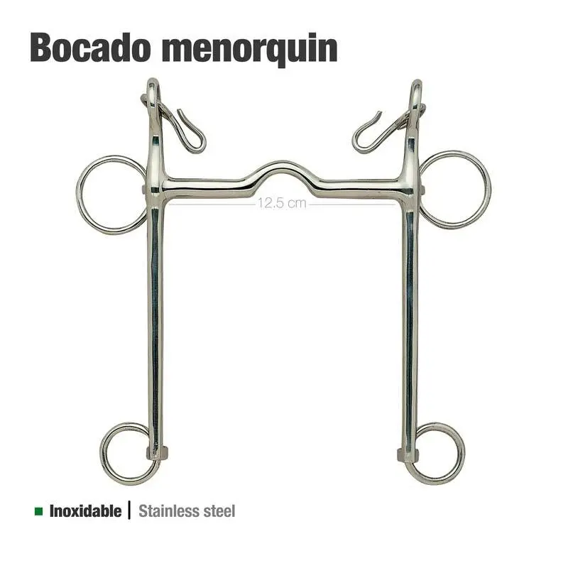Mors de bride pour cheval en acier inoxydable Zaldi 2125212-50X81