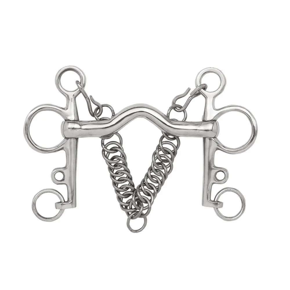 Pelham pour cheval en acier inoxydable Zaldi L14-15