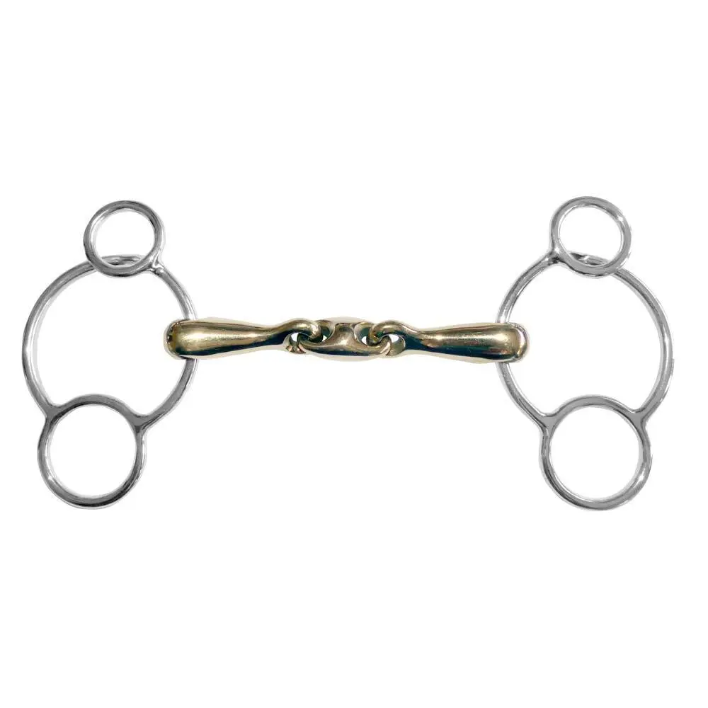 Mors double brisures pour cheval Zaldi BBI