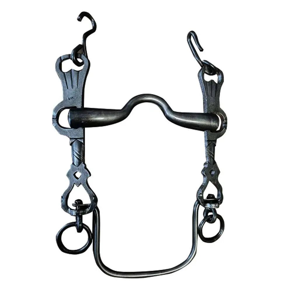 Mors espagnol pour cheval articulé en acier inoxydable Zaldi 5/8 nº2C