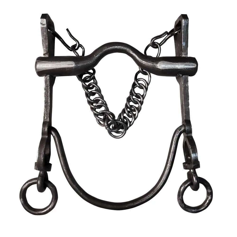 Mors espagnol pour cheval en acier inoxydable Zaldi 08