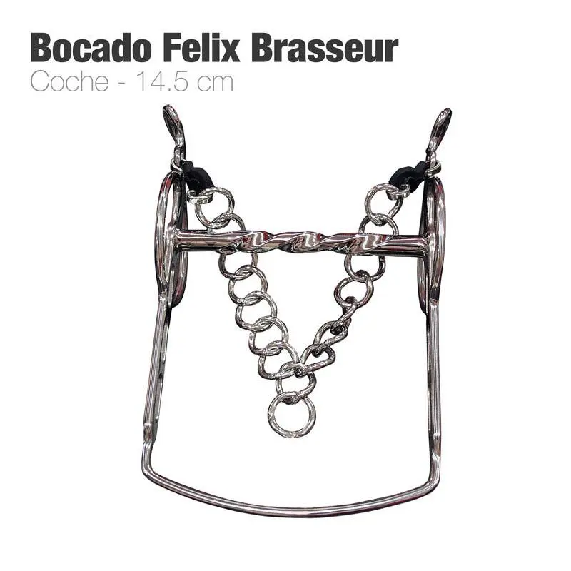 Mors pour cheval d'attelage Zaldi Felix Brasseur FB-2121111-56