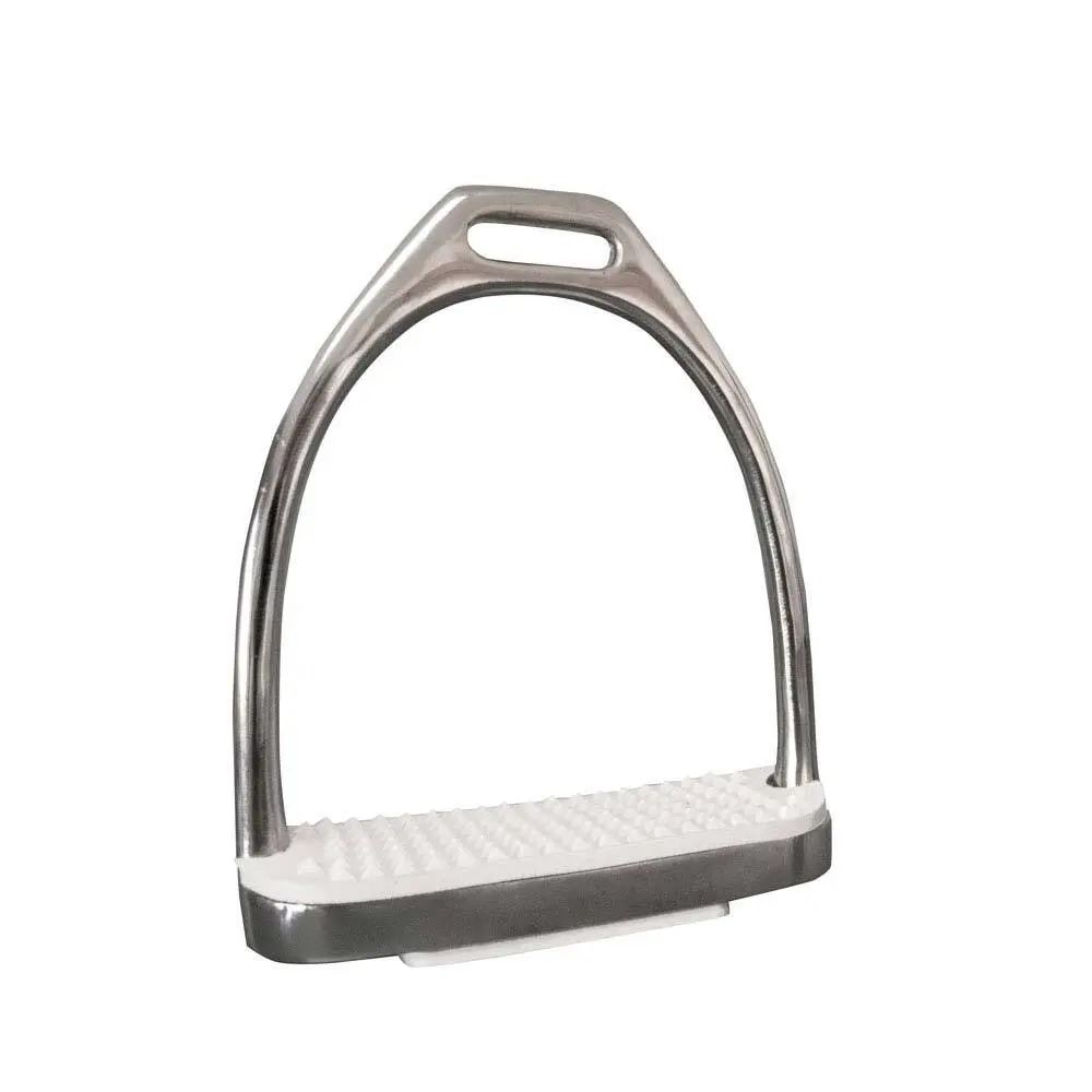 Étriers équitation anglais en acier inoxydable avec bloc Zaldi A01-14K