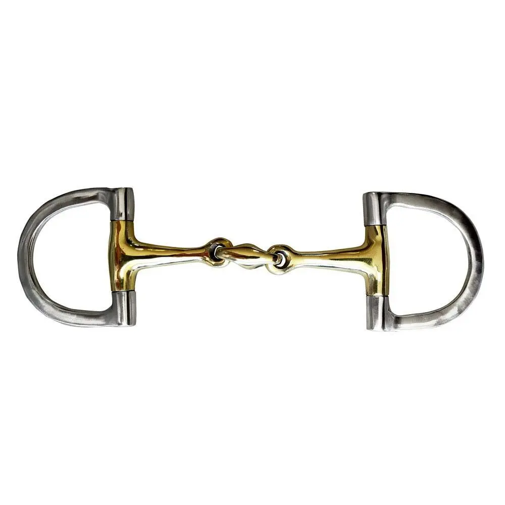 Mors 2 anneaux pour cheval avec embout D Zaldi BBI-5114