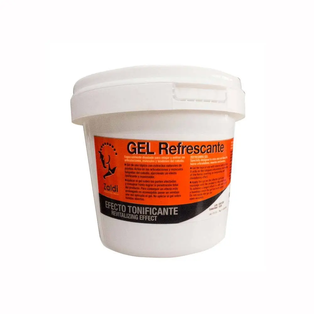 Gel rafraichissant cheval pour tendon Zaldi