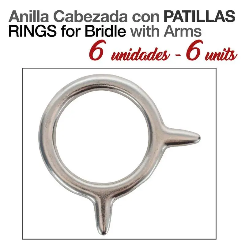 Anneau pour bride Zaldi (x6)