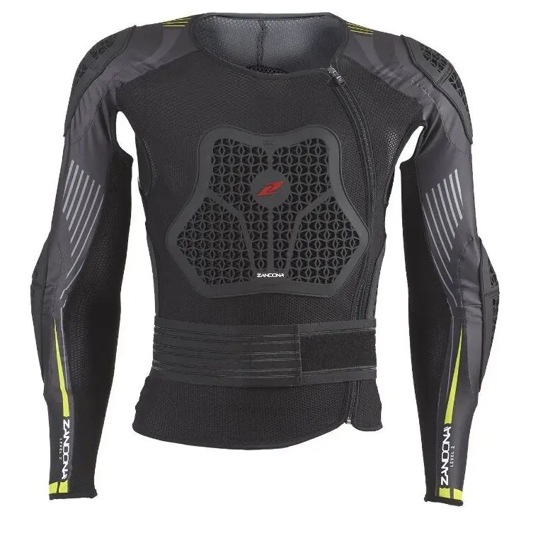 8056151901644 - Zandonà Protektorenjacke Zandonà Netcube x6 Schwarz-Neongelb S