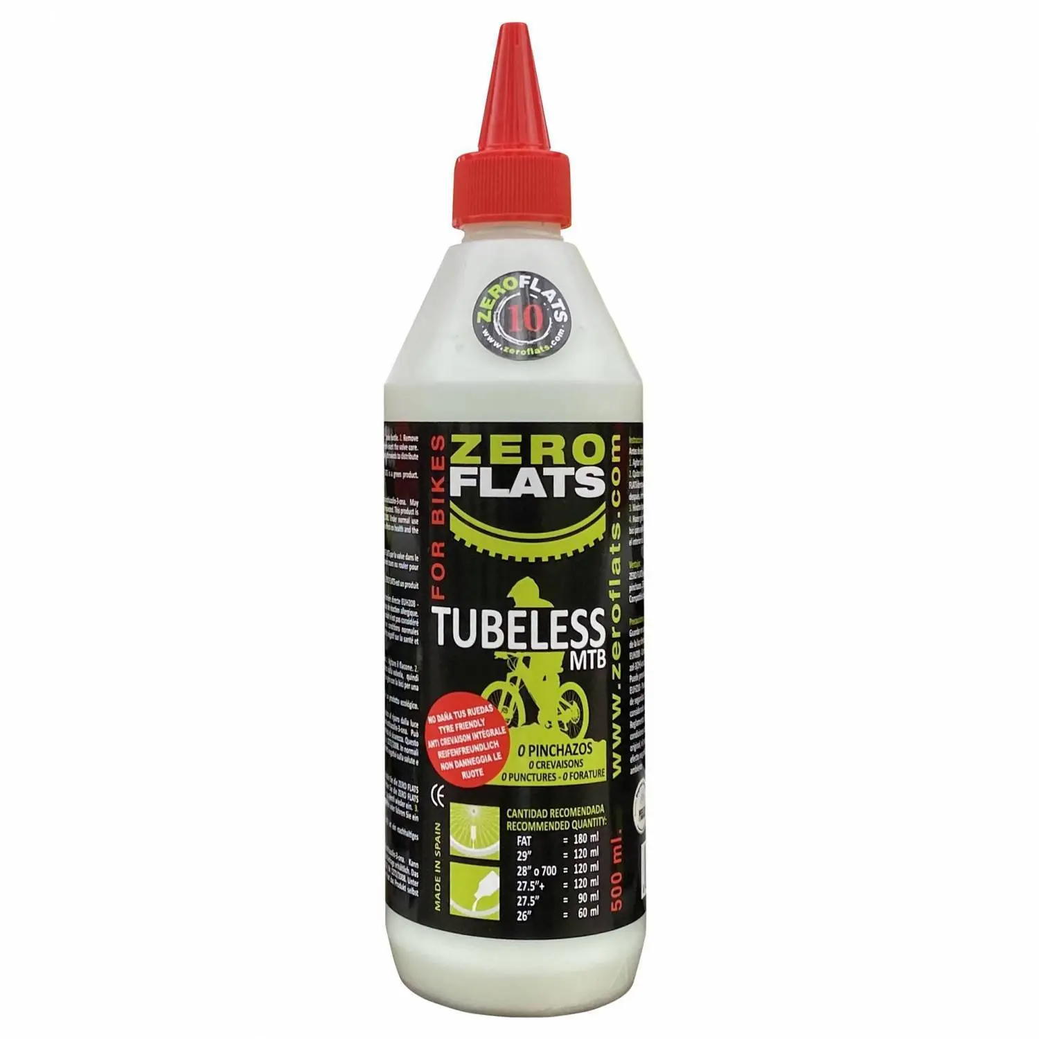 Velo Store - UK Chamberless liquid puncture sealant Zeroflats | Extra 10% off with Subscription, Postage £16.79 to UK Fedex.