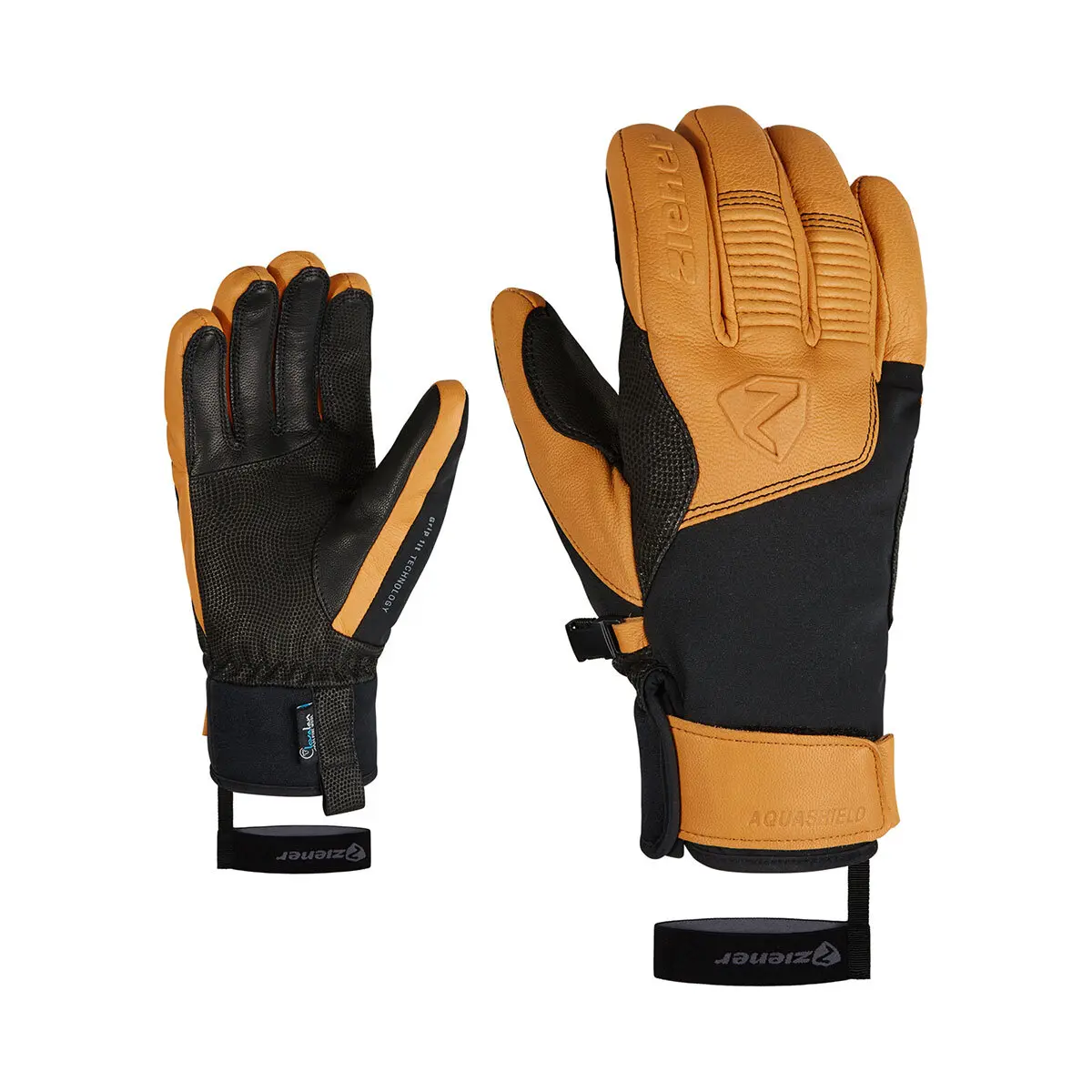 Alpine Skihandschuhe Ziener Ganzenberg AS® AW