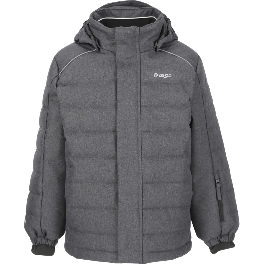 Skijacke Kind Zigzag Nino Melange W-Pro 10000