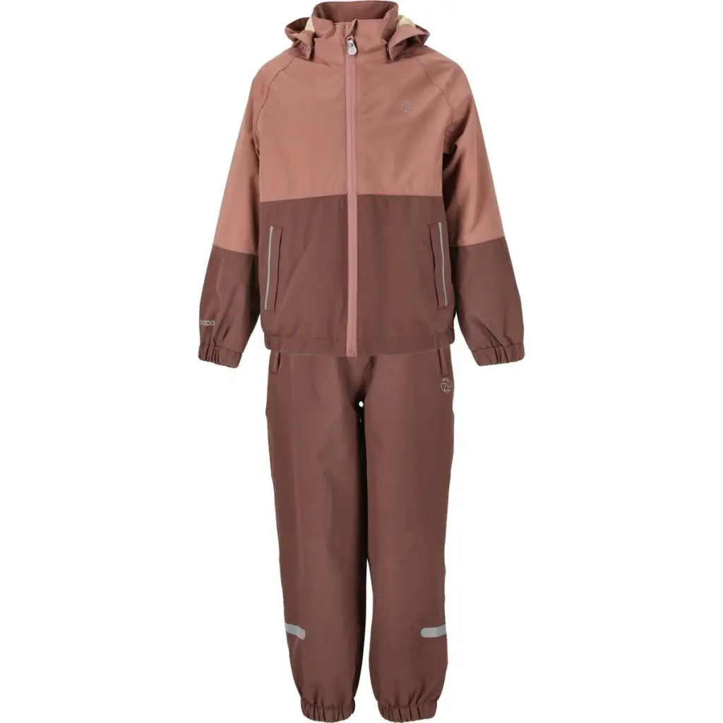 5715350290111 - Zigzag 2tlg Regenoutfit Dallas in Altrosa - 110 116