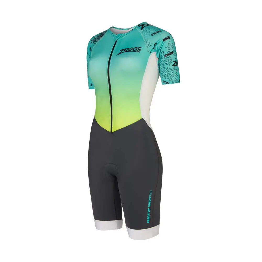 Korte triathlon overall voor vrouwen Zoggs Predator Pro