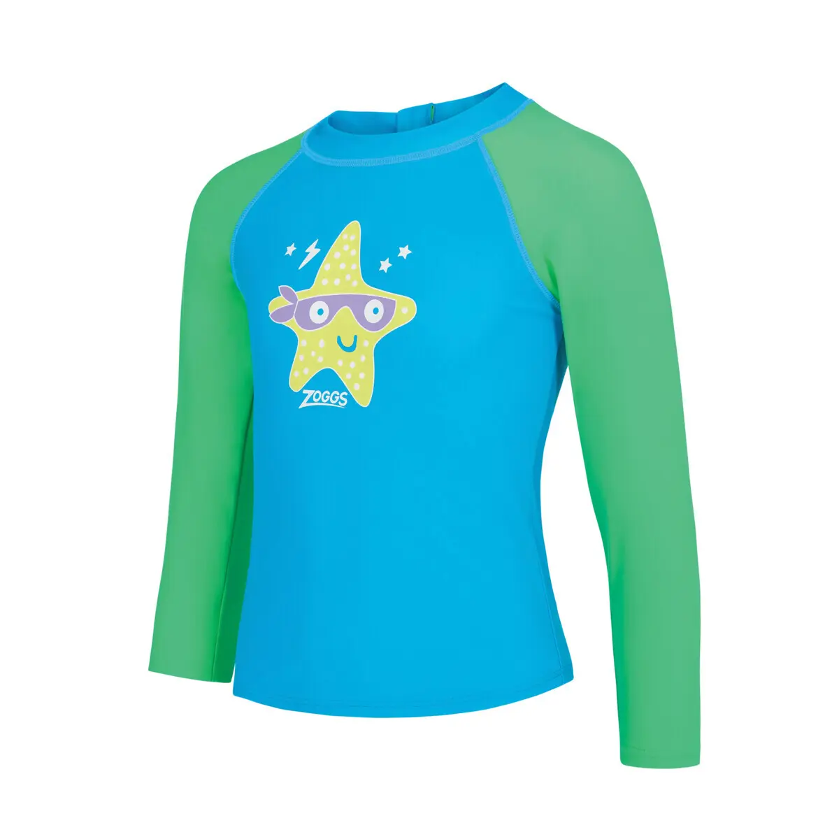 Baby-Bade-T-Shirt mit Reißverschluss und langen Ärmeln Zoggs