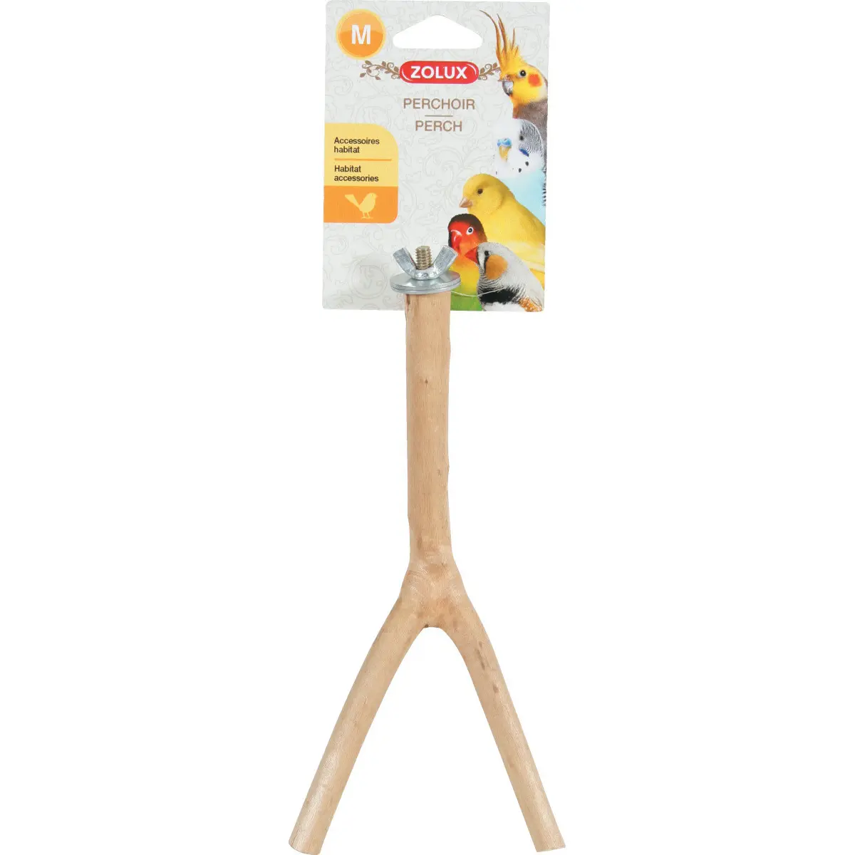 Zolux Beige Natural Branch Bird Perch