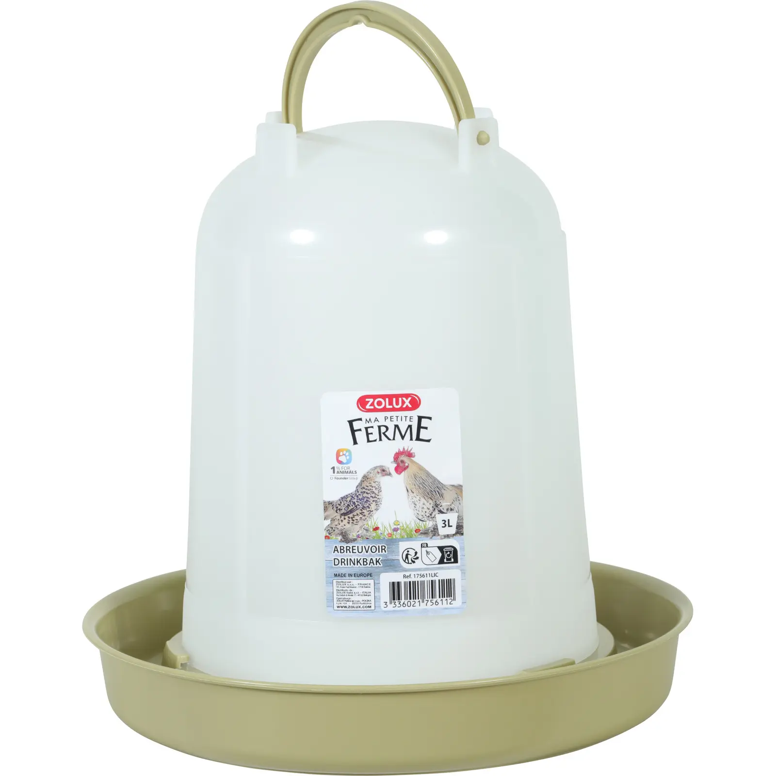 Zolux Vert Drinking Trough For Poultry
