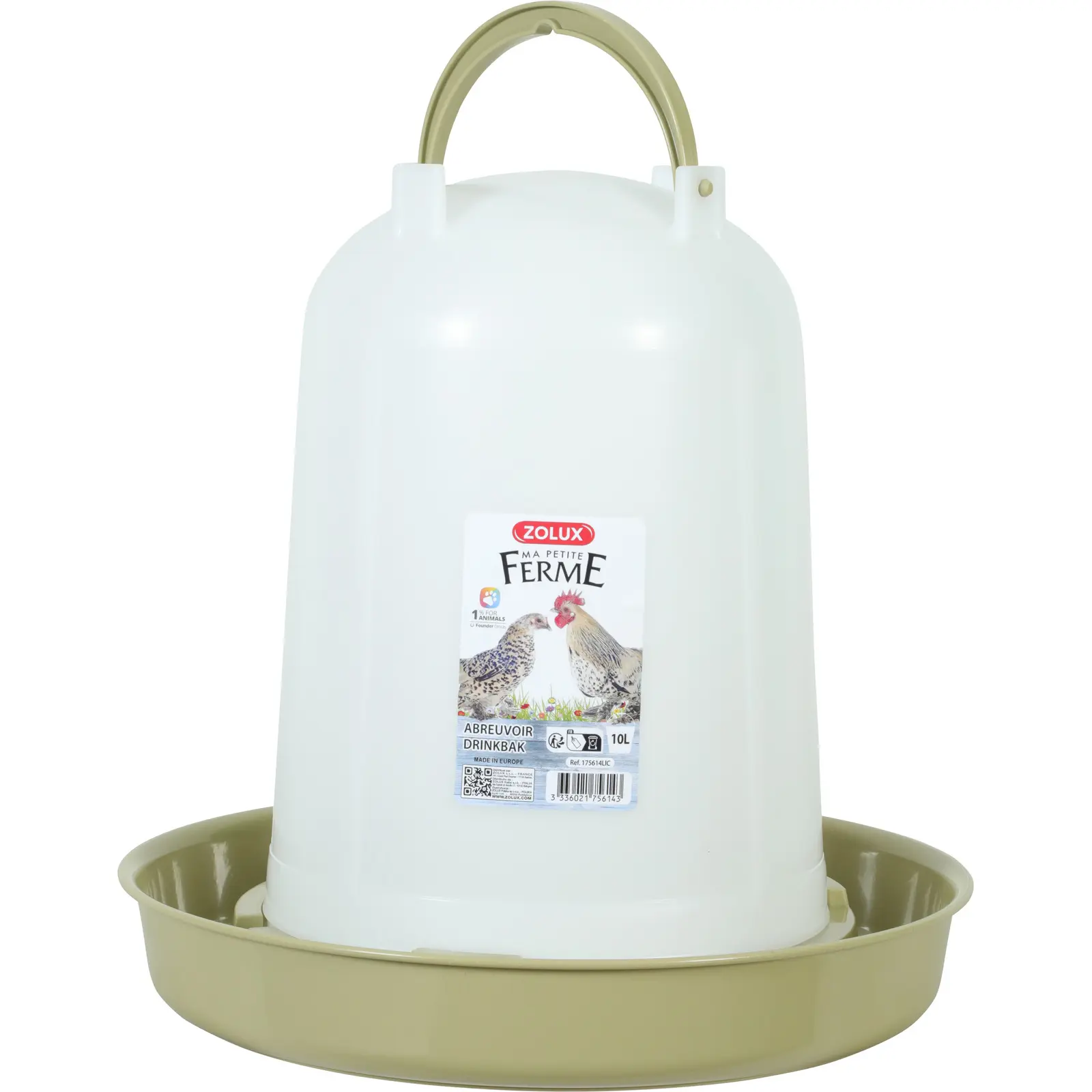 Zolux Vert Drinking Trough For Poultry