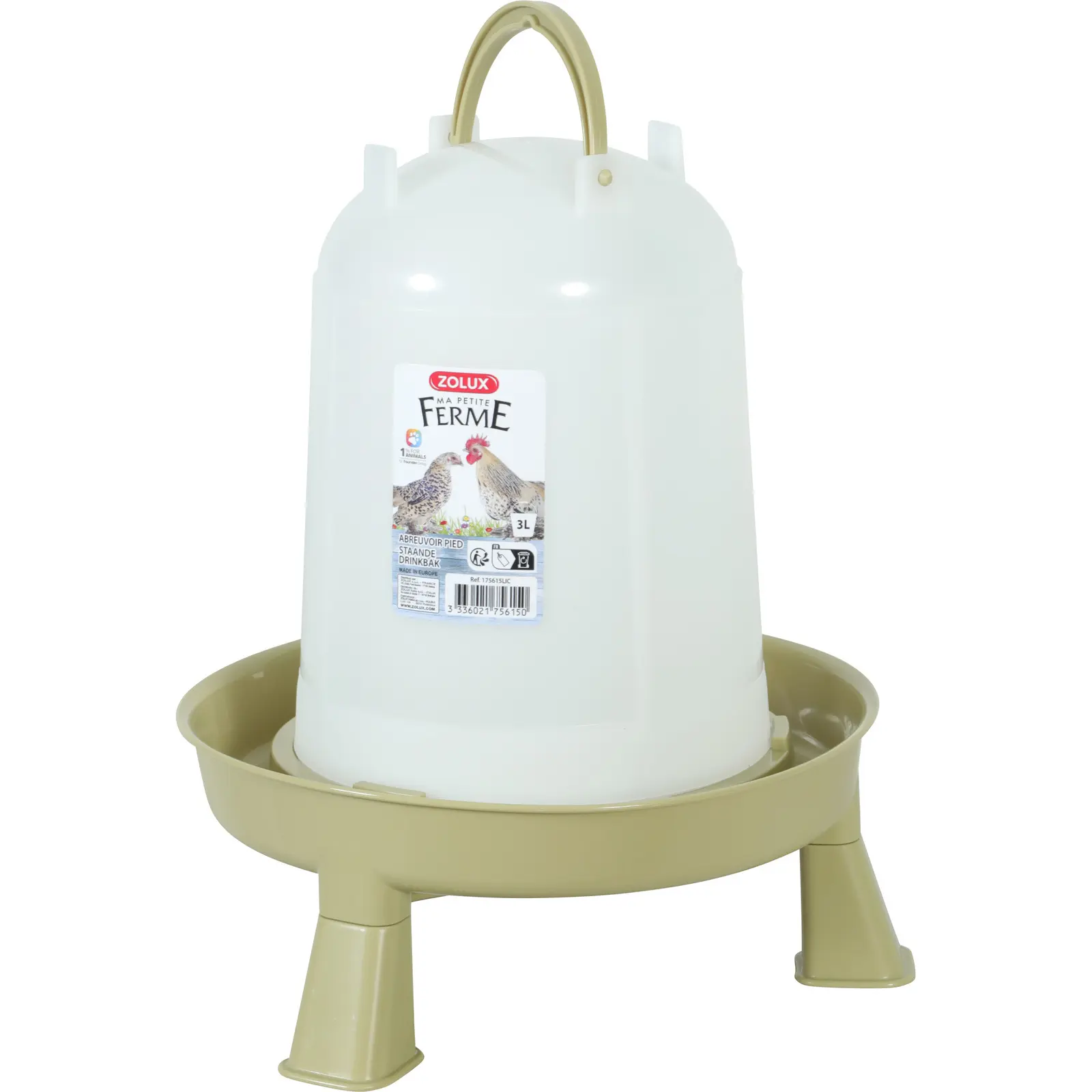 Zolux Vert Standing Trough For Poultry