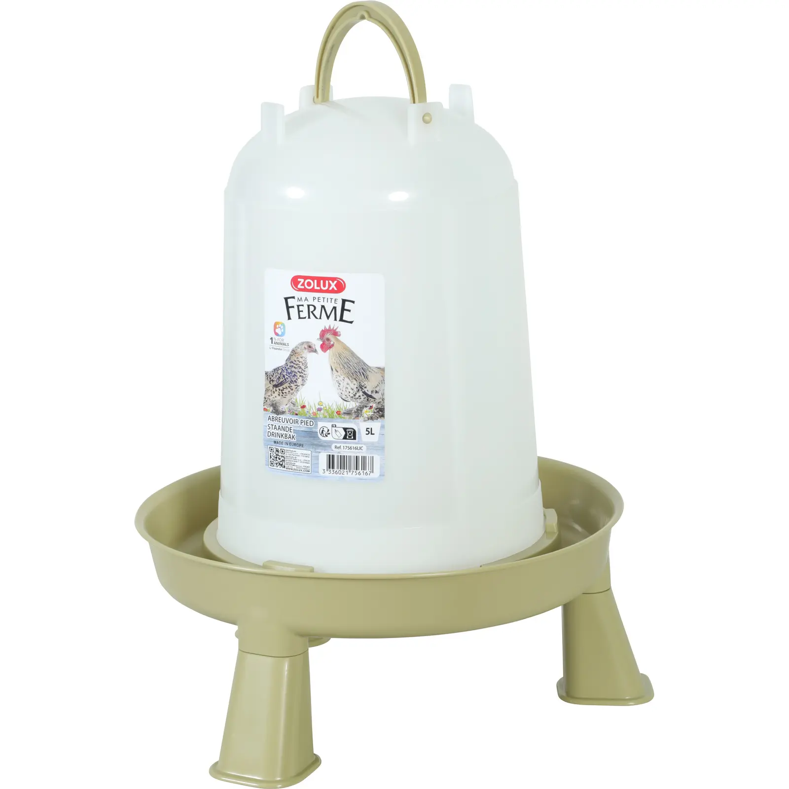 Zolux Vert Standing Trough For Poultry