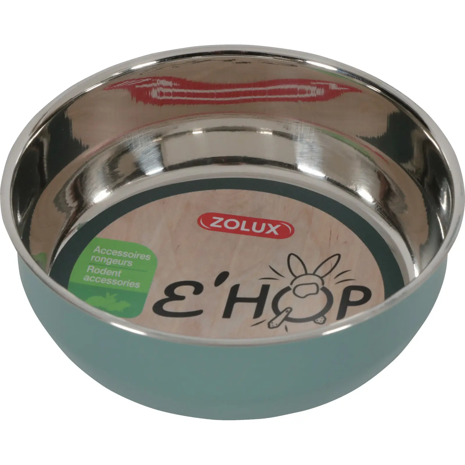 Zolux Vert Stainless Steel Bowl For Rodents Ehop