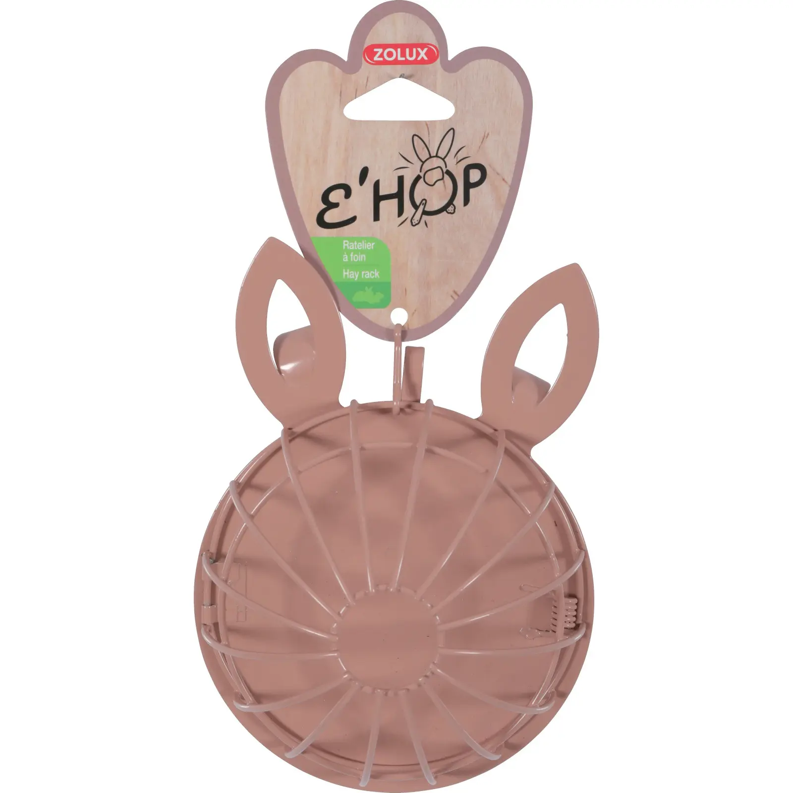 Zolux Rose Rabbit Rack With Pendant