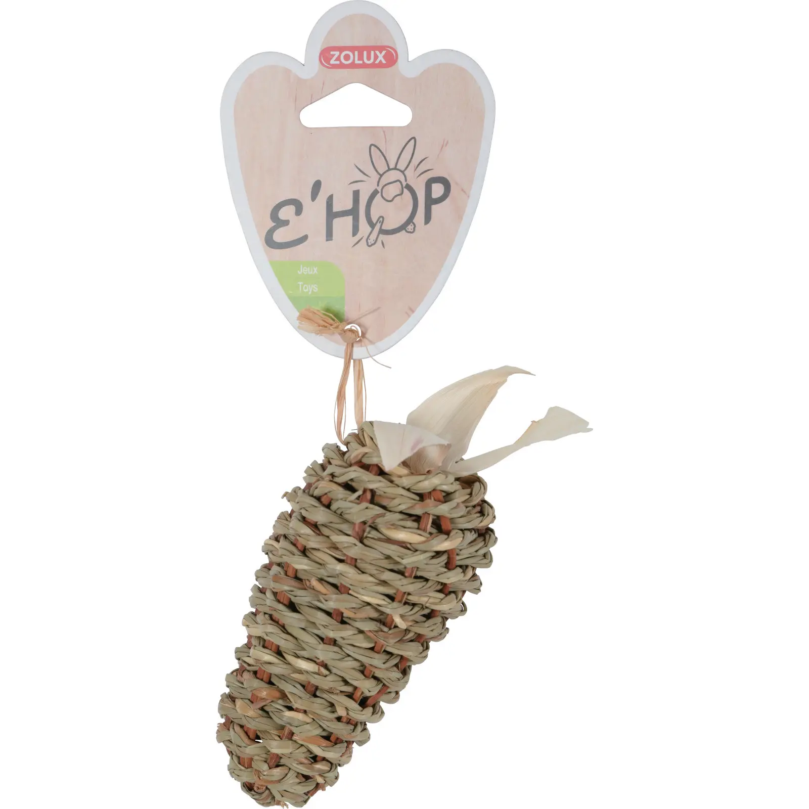 Zolux Vert Sea Rush Carrot Toy For Rodents Ehop