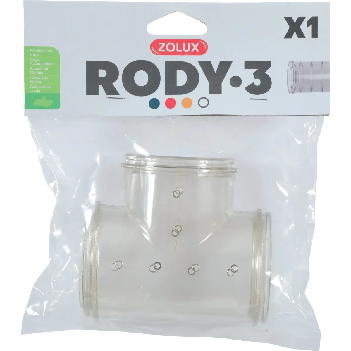 Meilleurs prix pour ZOLUX Tube en T pour cage rongeur Rody3 - Roylounge