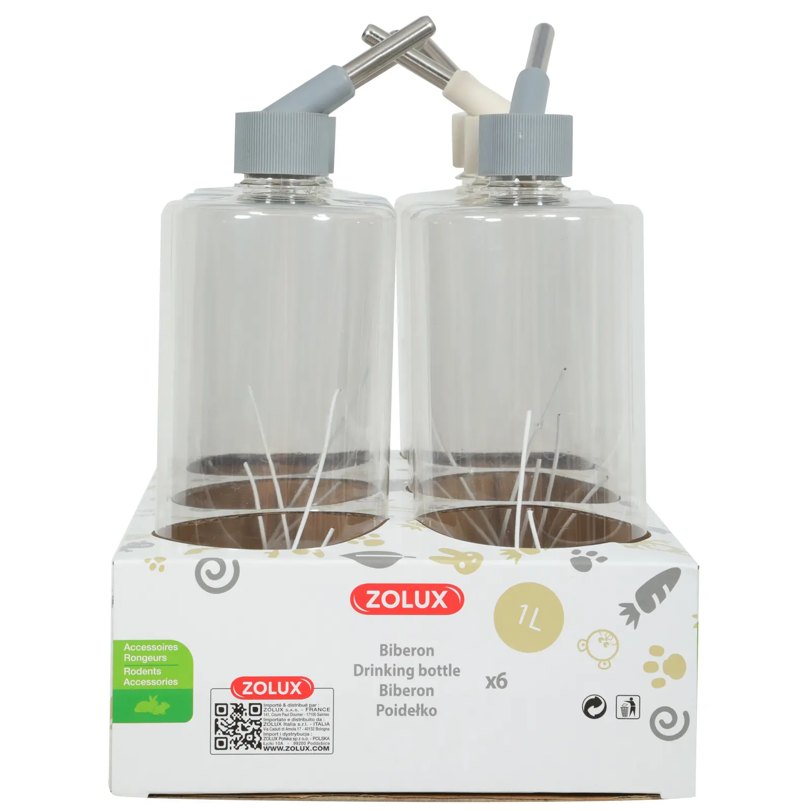 Comparer les prix de Biberon Pour Rongeurs Assorti Zolux