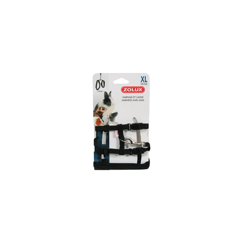 Zolux Noir Harness Kit For Rodents And Small Mammals