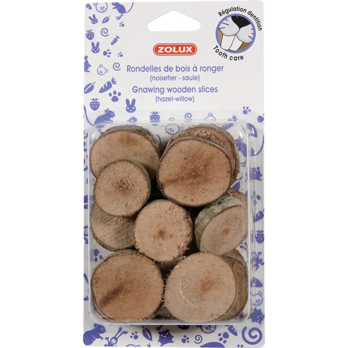 Zolux Marron Gnawing Wooden Washers