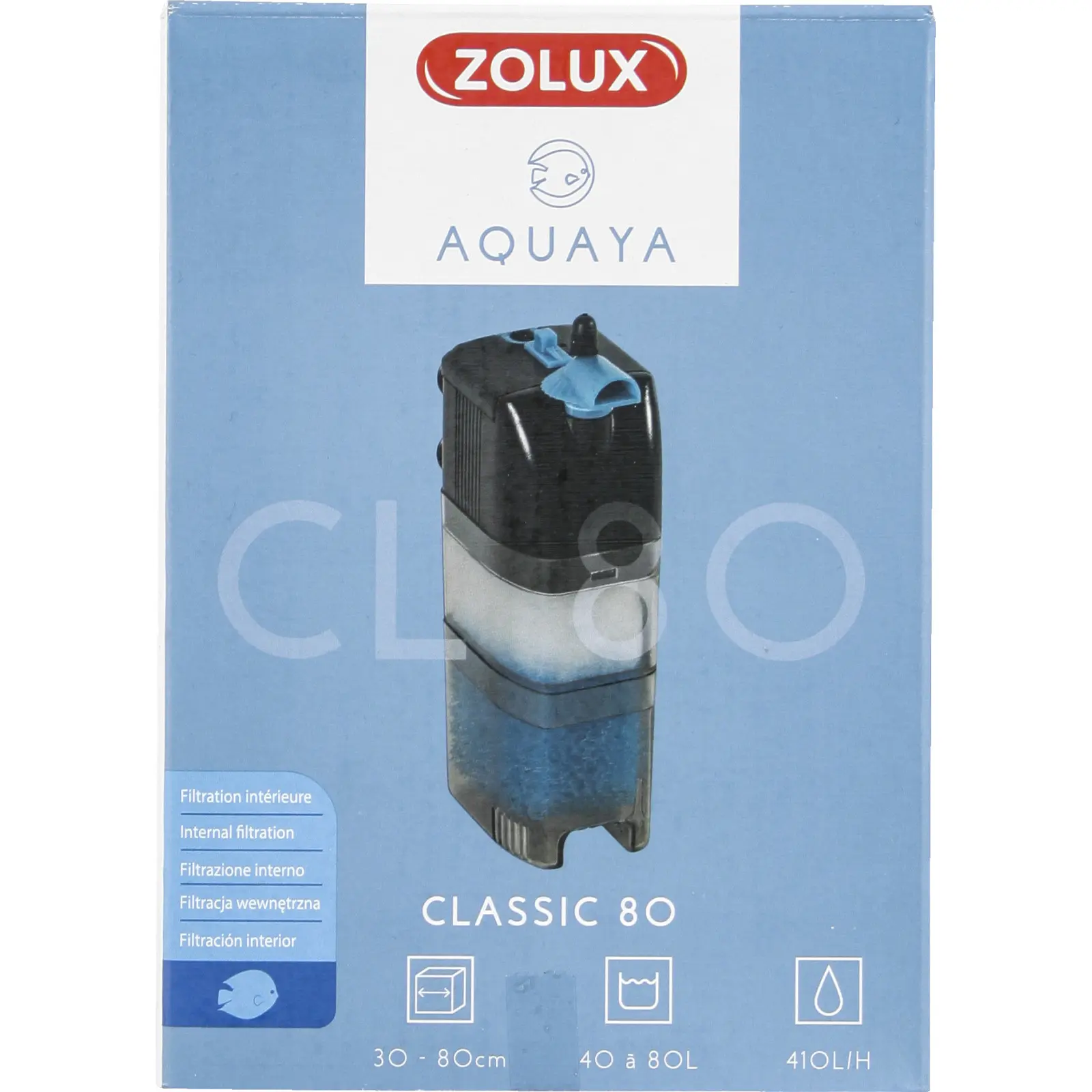 Zolux Bleu Classic Indoor Aquarium Filter