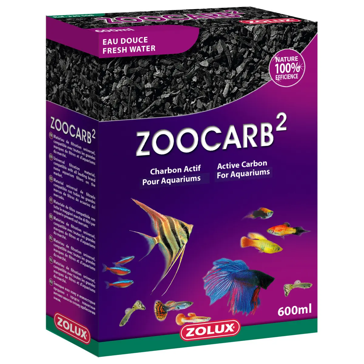 Zolux Noir Activated Carbon For Aquariums Zoocarb