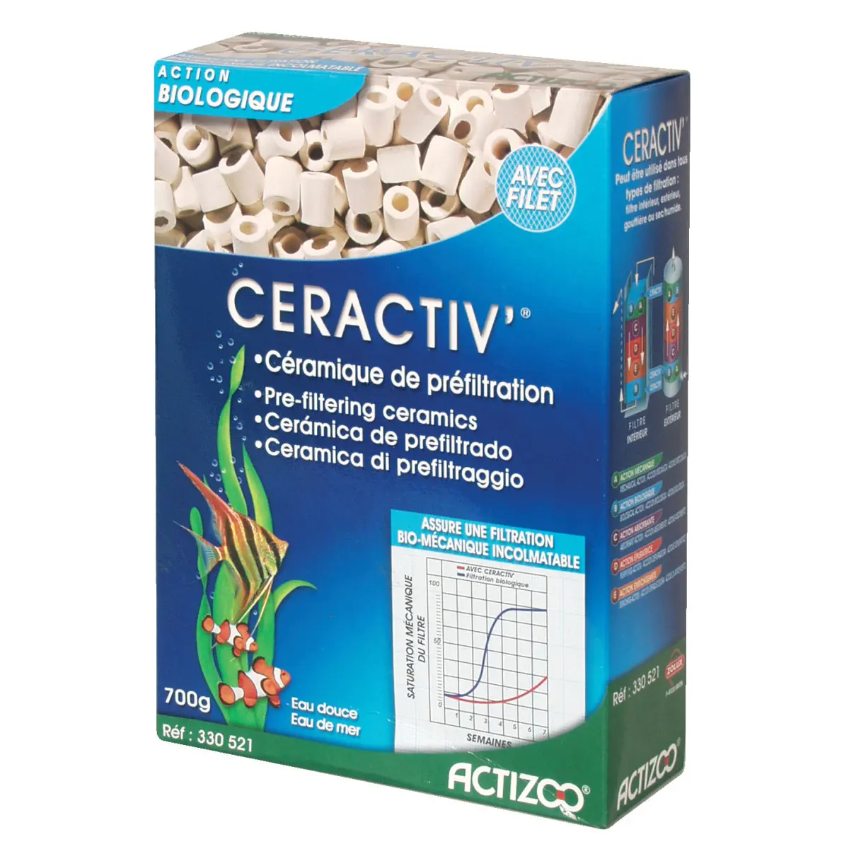 Zolux Blanc Biological Pre-Filtration Ceramic For Aquariums