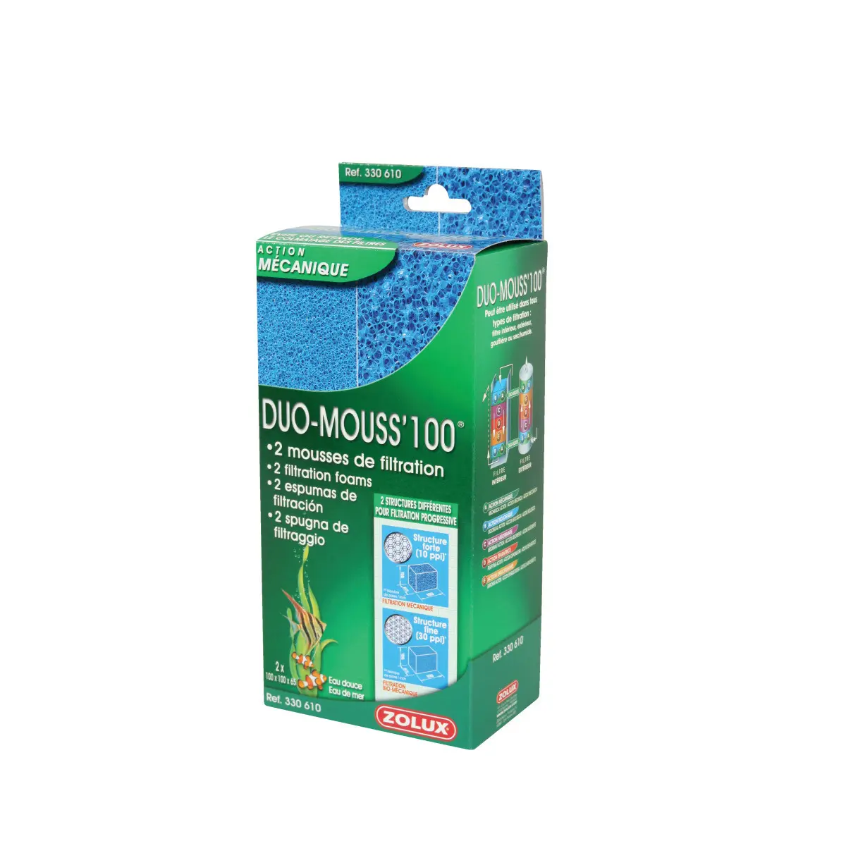 Zolux Bleu Duo Foam 100