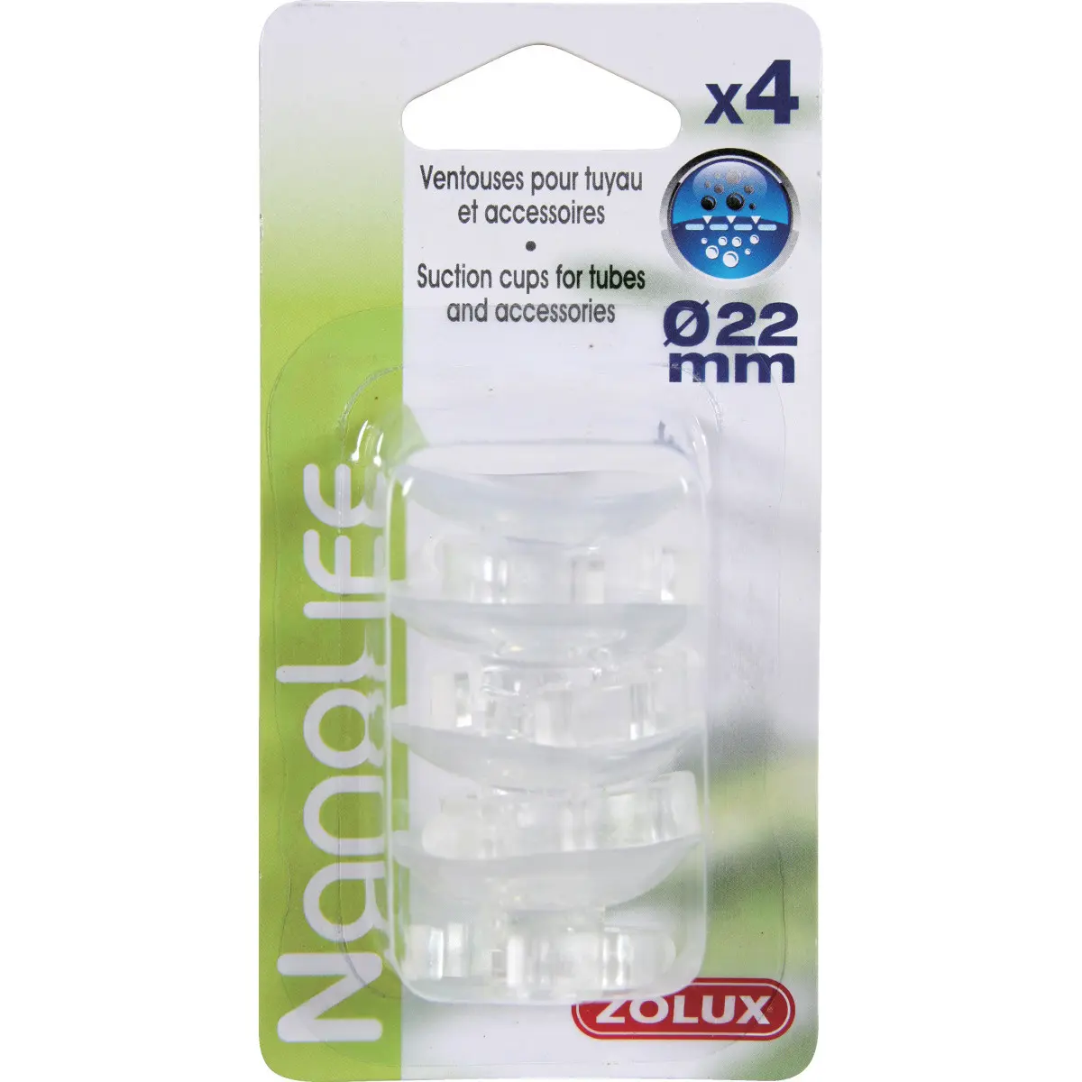 Zolux Blanc Pipe Suction Cup (X4)
