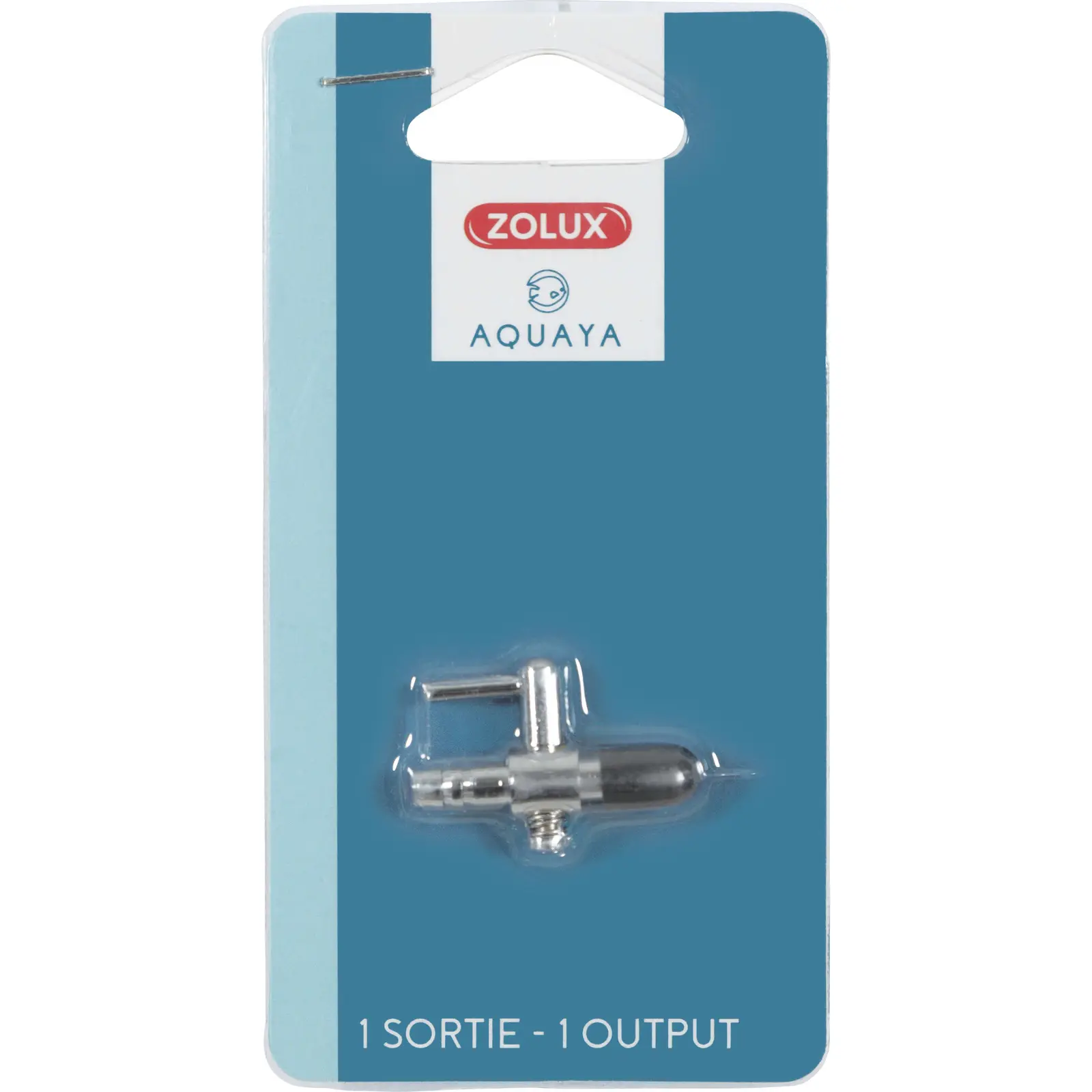 Zolux Argenté 1-Outlet Metal Air Valve For Aquariums